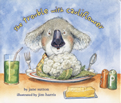 Lighthearted original illustrations from THE TROUBLE WITH CAULIFLOWER.  Watercolor illustrations by Jim Harris from the award-winning children’s book featuring Mortimer the Koala and Sadie the Bird.  Realistic and funny...  art for kids of all ages.